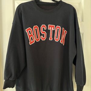 Boston Black Crewneck Sweatshirt - L